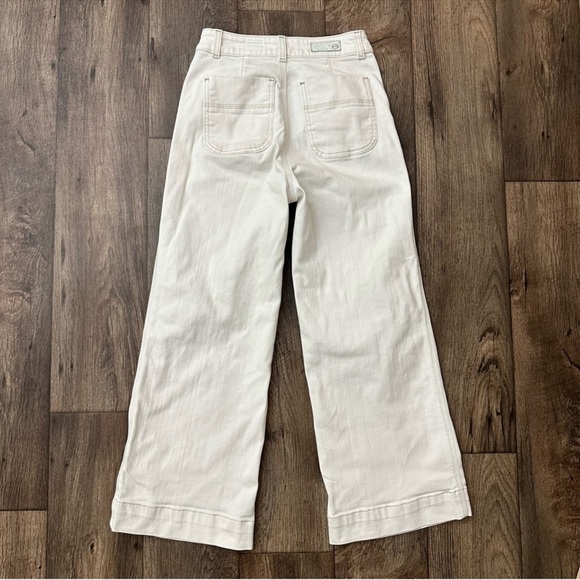 AG Adriano Goldschmied Rosie Workwear Wide Leg Jeans White 
Size 32 - Picture 12 of 12